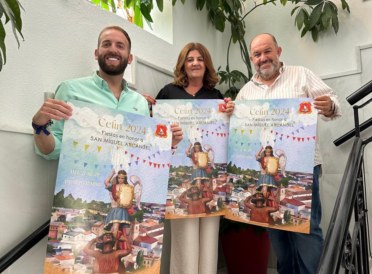 Presentado el cartel de las fiestas de Celín en honor a San Miguel Arcángel